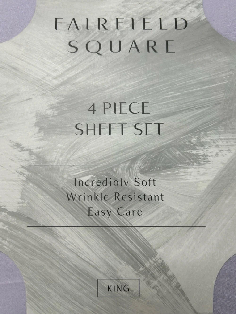 New Lavender King 4 pc. Sheet Set